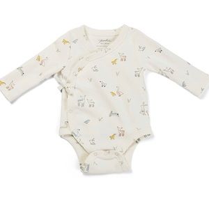 Pehr Just Hatched kimono onesie 3-6mo